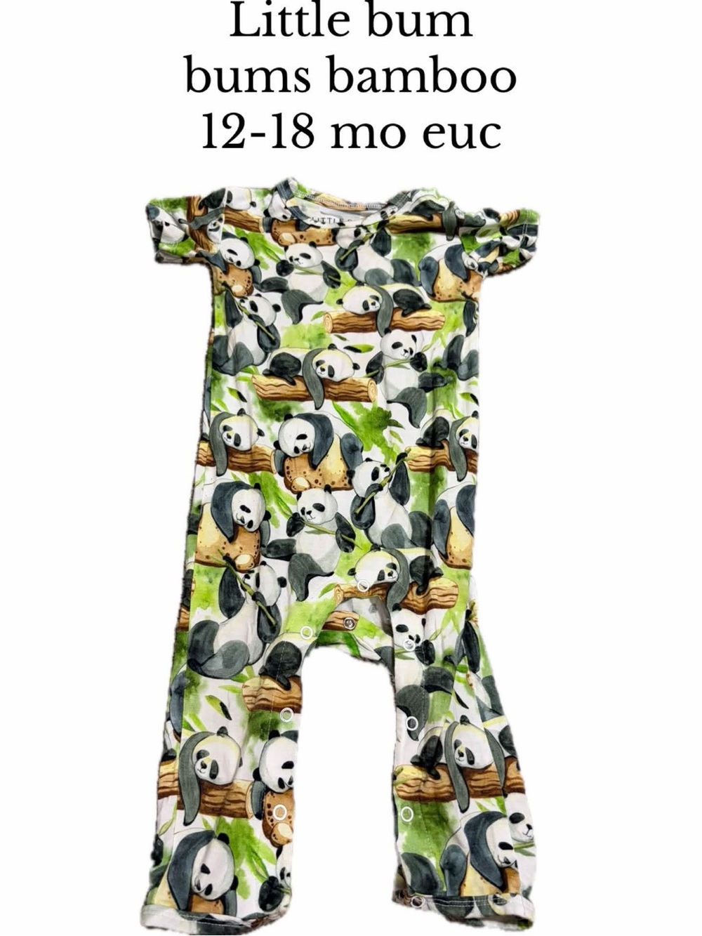 Little bum bums 12-18 month panda bamboo
